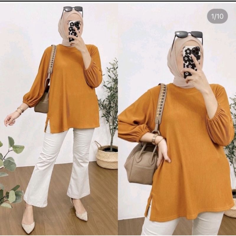 Atasan Denolla | blouse knit Clarke