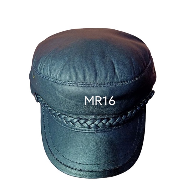 TOPI KULIT ASLI / MODEL NAHKODA/police