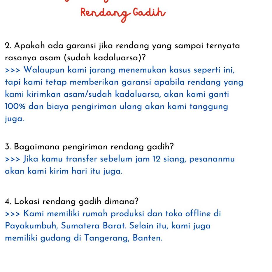 ♠  Rendang Daging Ayam Suwir - Rendang Gadih
