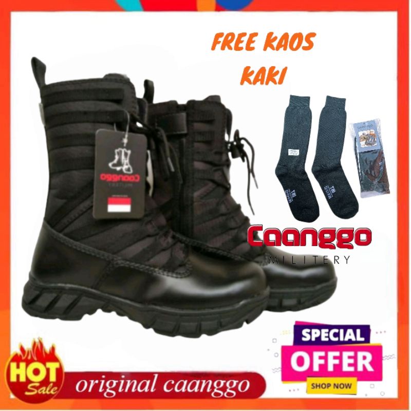 SEPATU PDL safety boots 10 inch brend Caanggo military