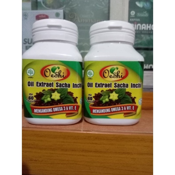 oil Sacha inchi 60 kapsul original exstak