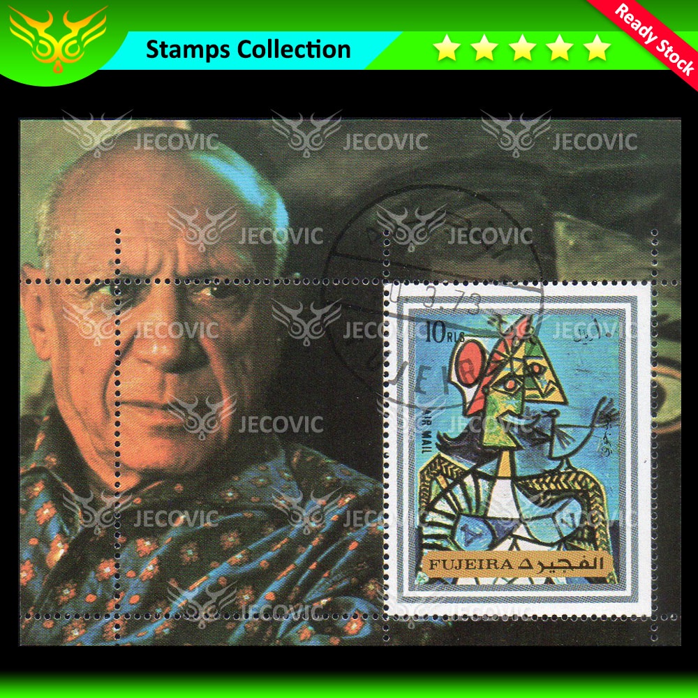 

Fujiera 10 RLS Pablo Picasso Painting , Prangko Souvenir Sheets