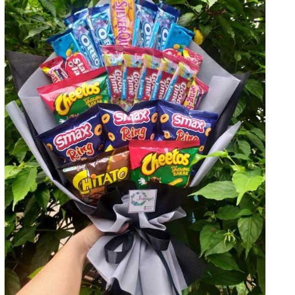 

GROSIR CUSTOM BUKET /paket/bingkisan Snack Ulang Tahun/Ultah/ Wisuda/Kado/Hadiah