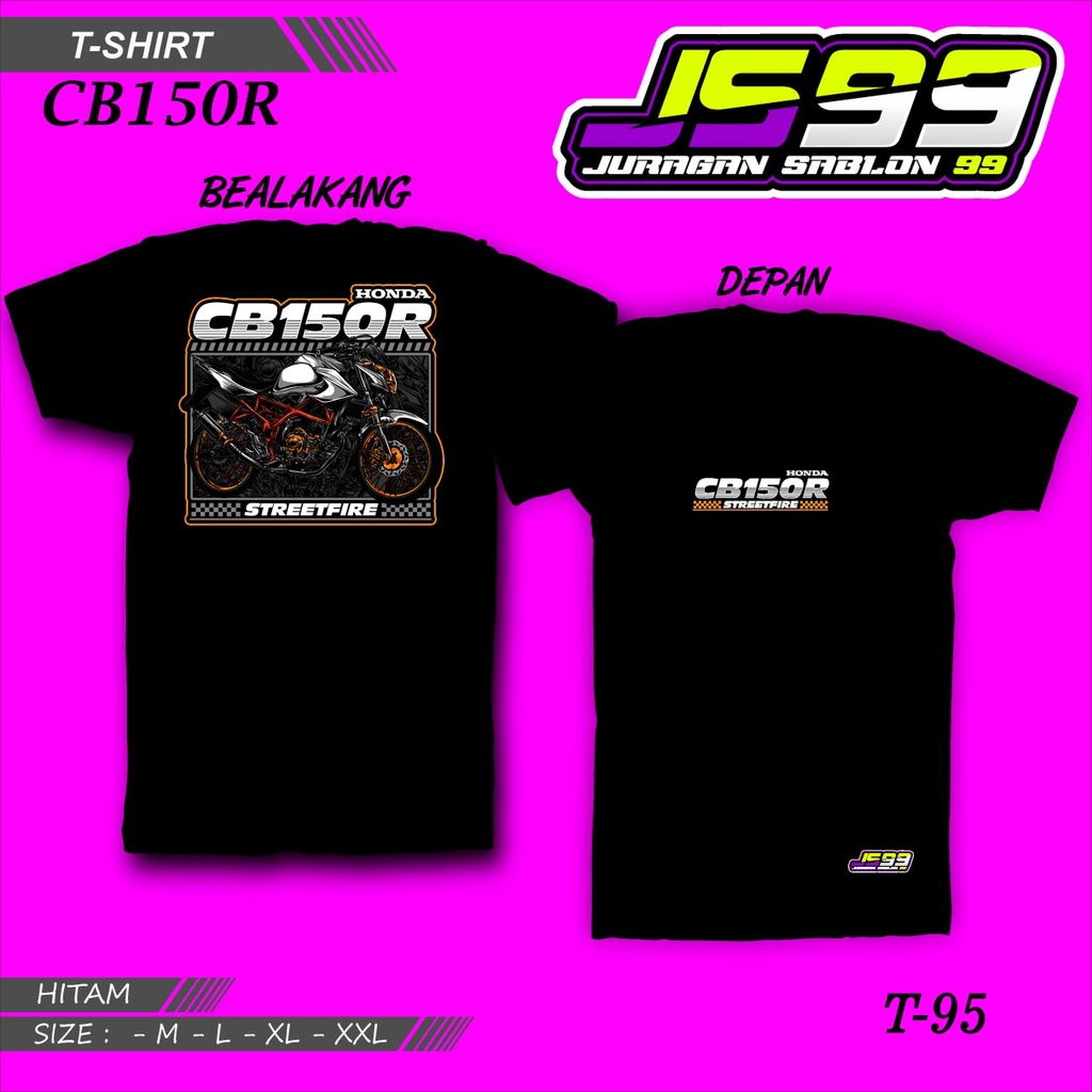 (COD) KAOS CB 150R New Promo T-Shirt / Kaos Oblong / Kaos Distro /Kaos CB 150R /Full cotton 30s DESI