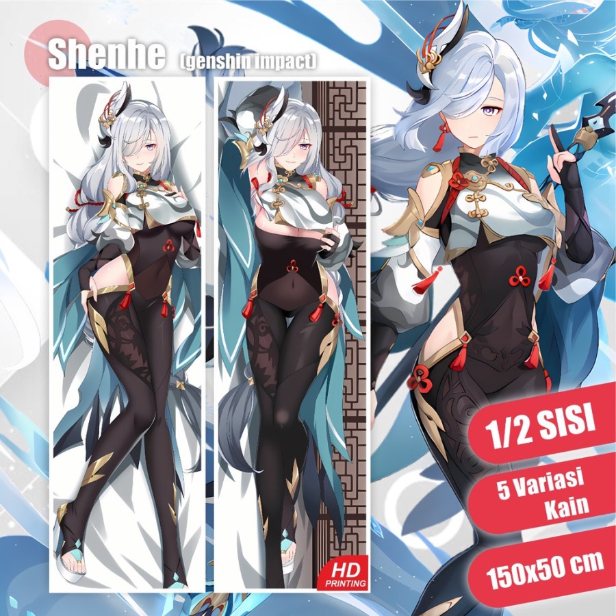Dakimakura Shenhe Genshin Impact 150x50 cm (Cover Only)