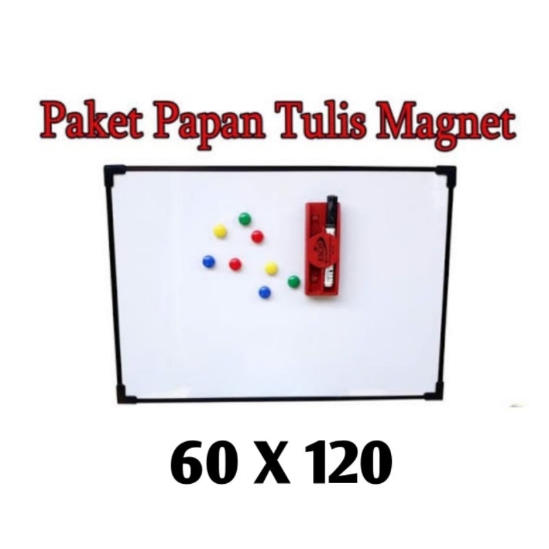 Jual Papan Tulis Whiteboard Magnetmagnetic Whiteboard 60x120 Cm Shopee Indonesia 5434