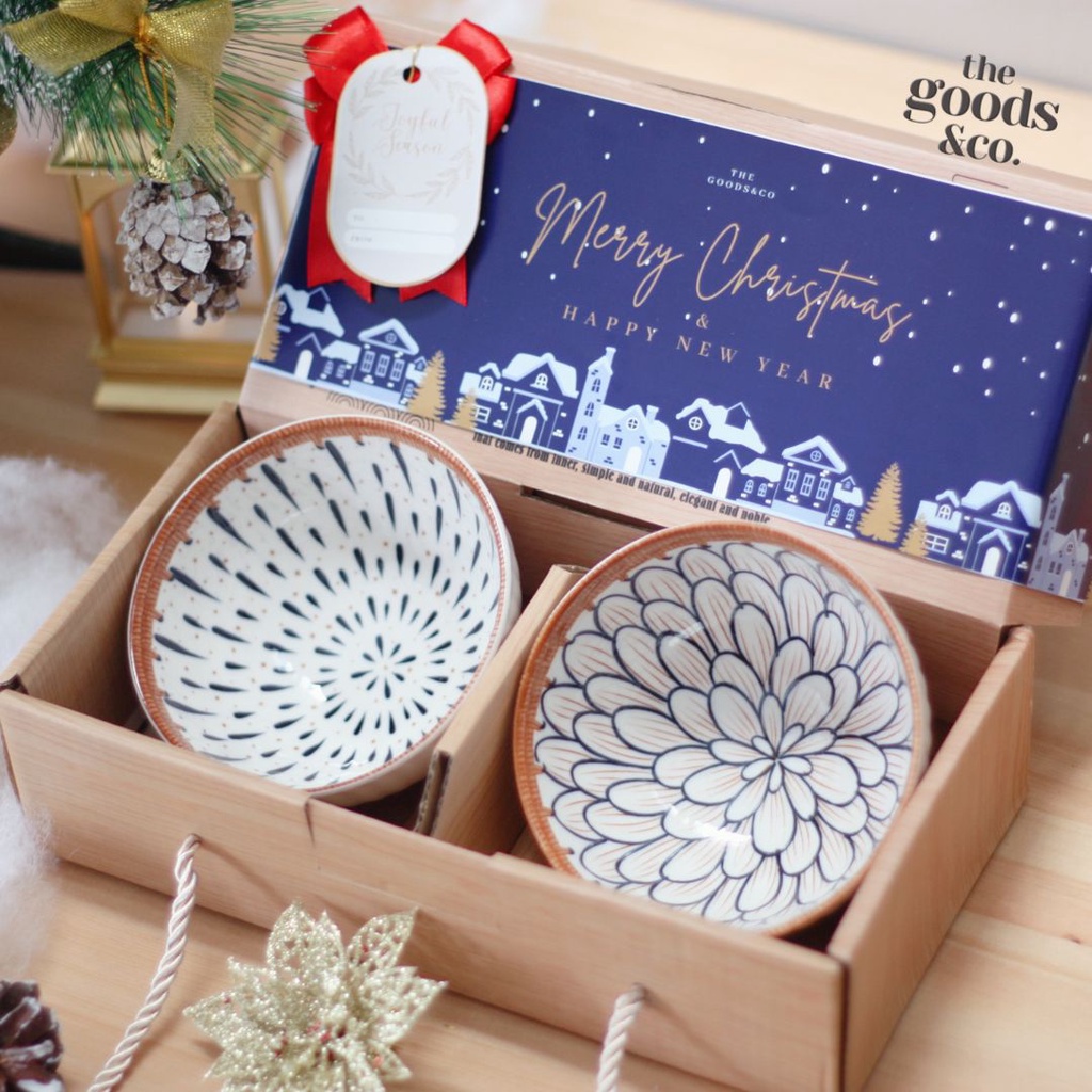 Hamper Christmas Bowl Set Christmas Hamper Natal dan Tahun Baru