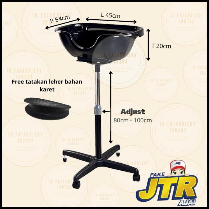 Promo Washbak Keramas Portable/ Wasbak Tangkai/ Kursi Keramas Salon