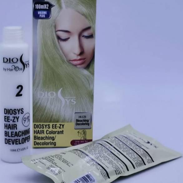 Berkualitas Diosys Bleaching / bleaching rambut diosys set 100gr