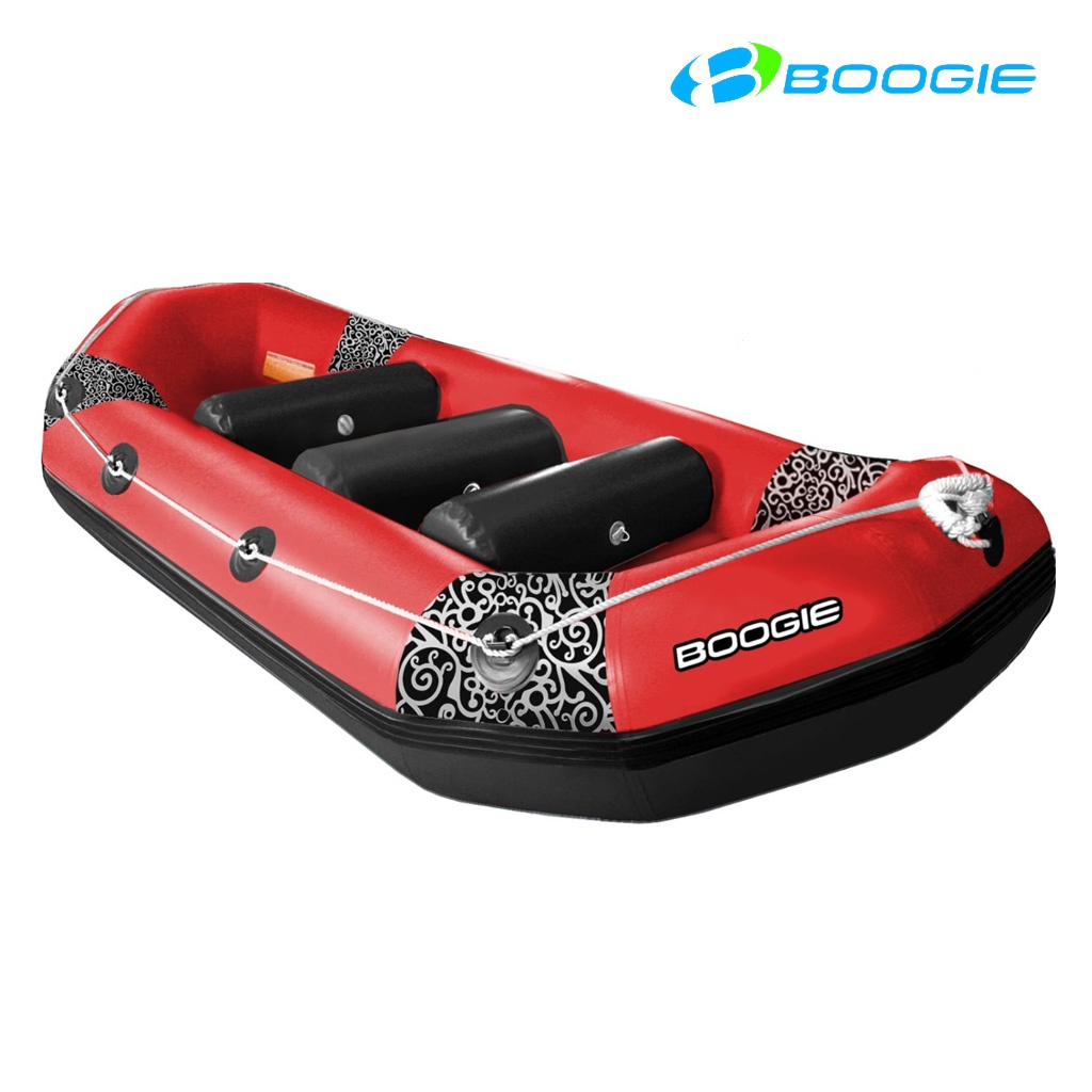Boogie Perahu Rafting karet olahraga outdoor arung jeram Barong 380 Red - Black