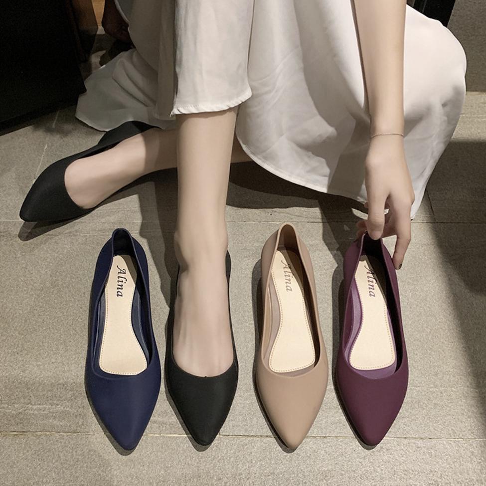 G14U Pampampshop Sepatu Wedges Alina Wanita Jelly  Empuk Nyaman Ringan Import Fashion RPC