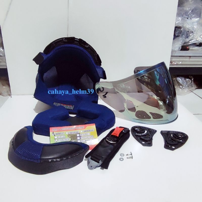 paket fullset Busa helm ink Centro fullset  + tali helm + kaca ink Centro