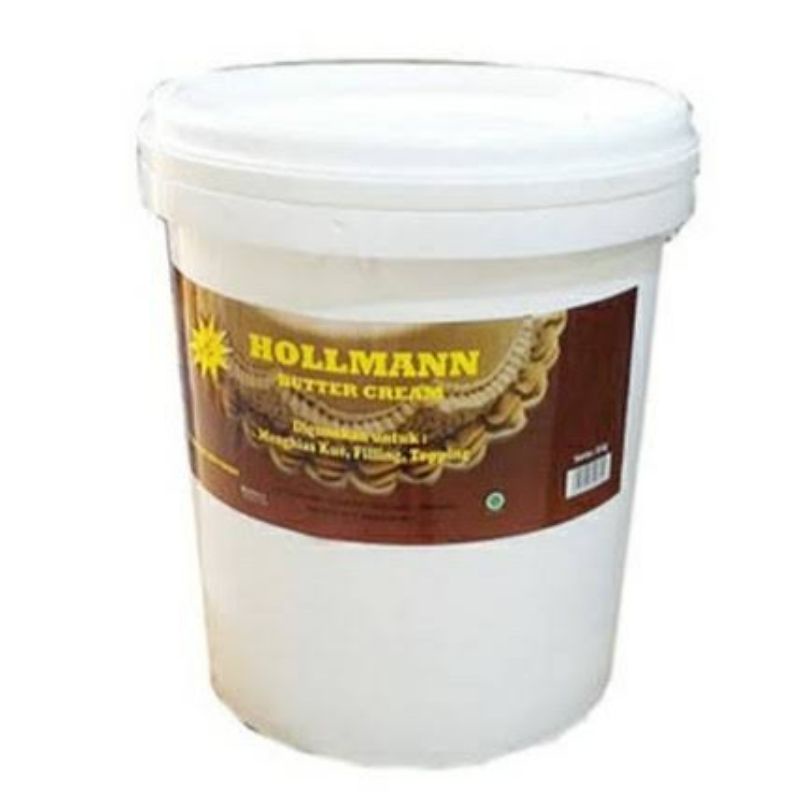 

Hollmann Buttercream/ Mentega Putih Siap Pakai - Repack 250g