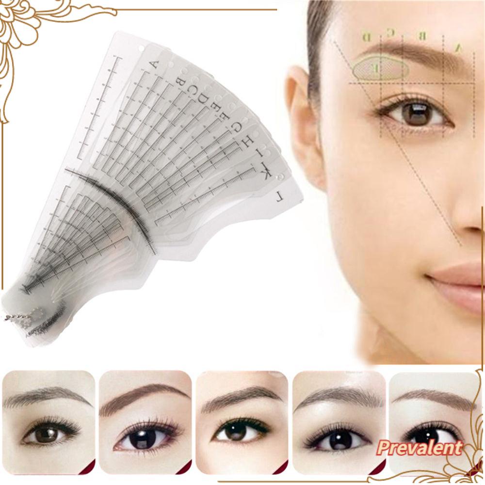 Preva 12Pcs Template Alis Hot Beauty Shaper Perawatan Mata