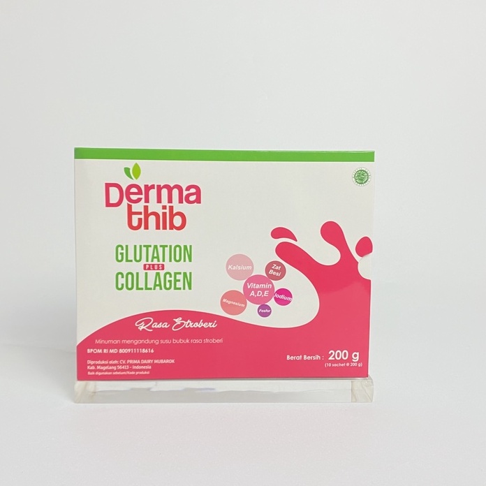 Dermathib Collagen Rasa Strawberry 200gr