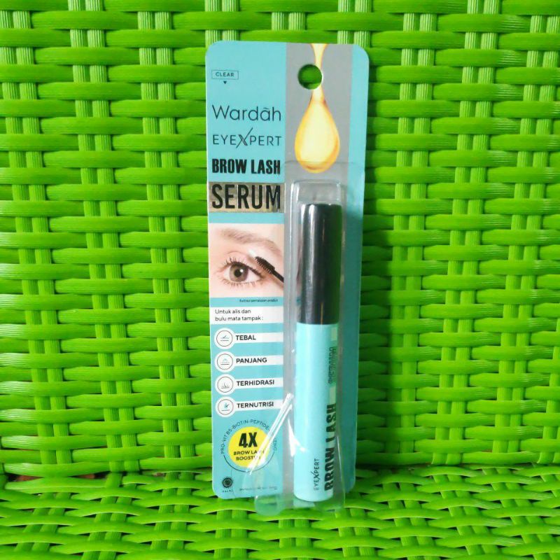 Wardah EyeXpert Brow Lash Serum Alis &amp; Bulu mata Tebal panjang terhidrasi ternutrisi makeup eye eyebrow