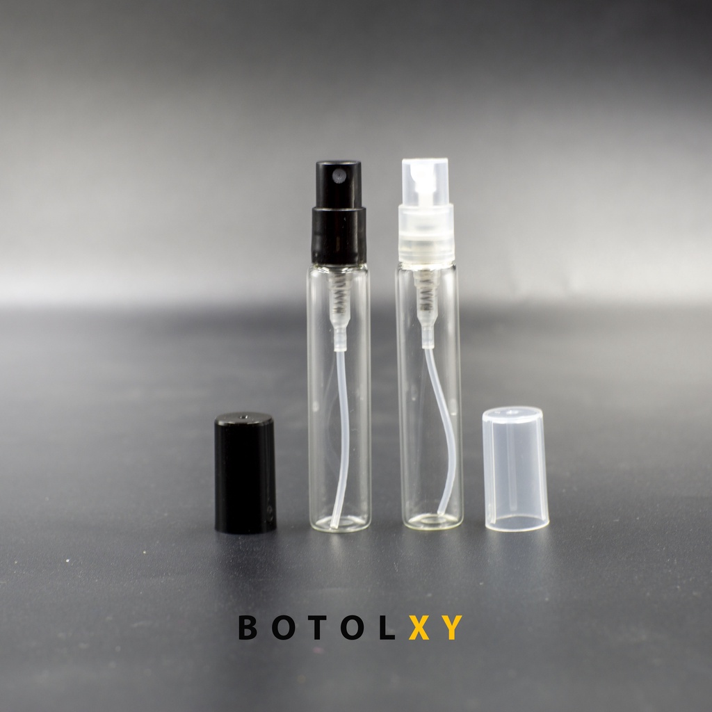 Botol Spray Kaca 5ml - Sample Parfum Hand Easy Press - Anti Bocor