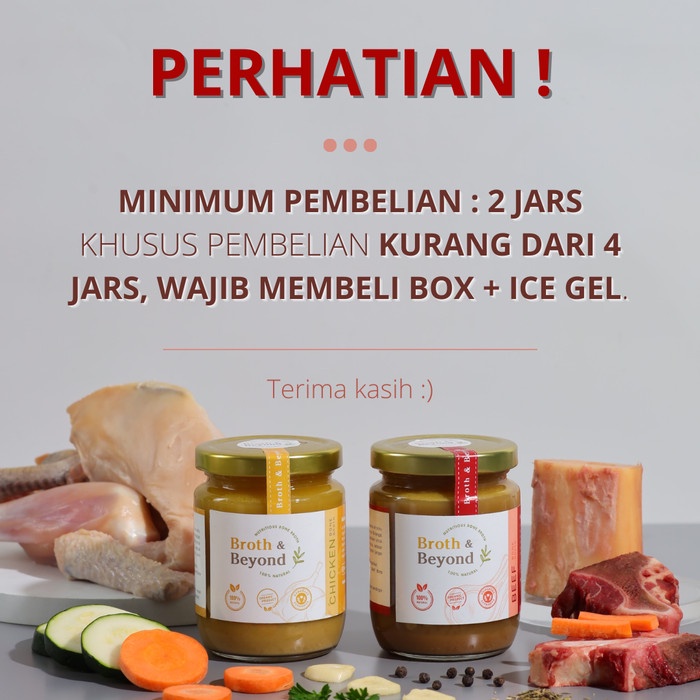 

Beli Campur - Beef & Chicken Bone Broth Kaldu Ayam Kaldu Sapi Organik
