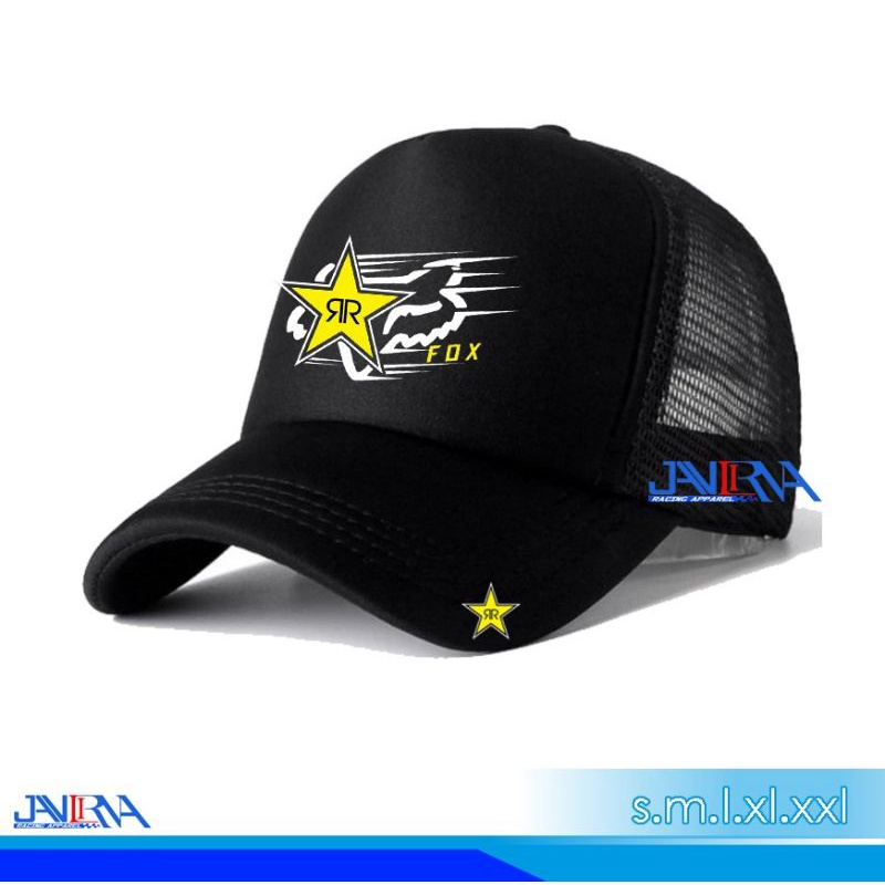 Topi trucker Topi baseball Rockstar foox Racing