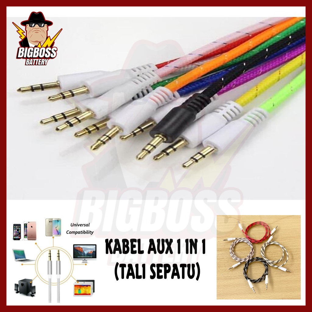 KABEL AUX 1 IN 1 TALI SEPATU