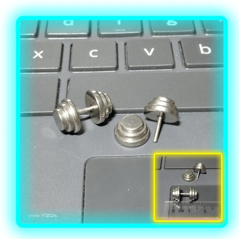 Anting tindik barbel bahan stainless steel kualitas super