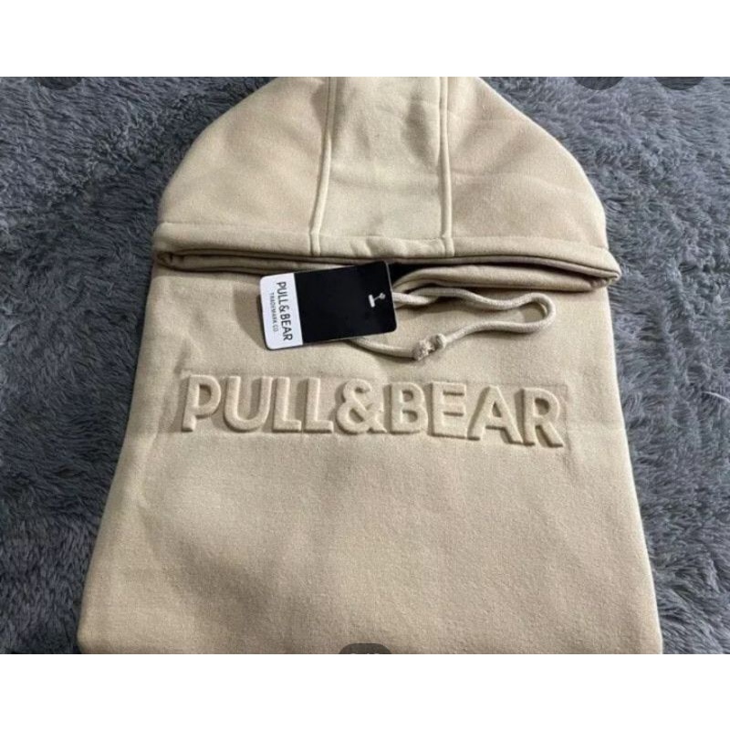 sweater hoodie pria pull & bear Embos 3D Bahan Cotton Premium Tebal hodie wanita aesthetic XXL XL M L sweater hodie cewek-3