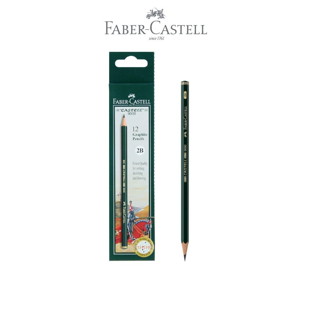 

FABER-CASTELL PENSIL UJIAN - 2B CASTELL 9000 TERLARISS...,,,,,