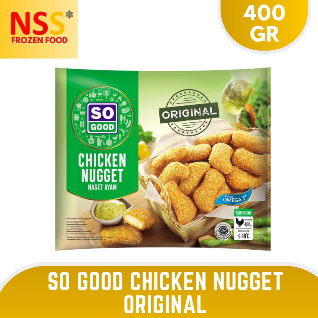 

SO GOOD CHICKEN NUGGET ORIGINAL 400GR
