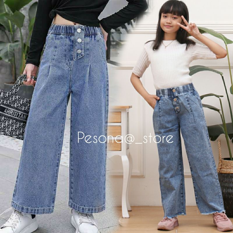 New ArifaL!! Celana Buton Anak Kekinian/Celana Jeans Anak Buton