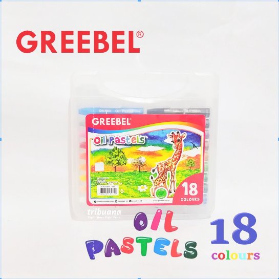 

CRAYON OIL PASTEL GREEBEL 18WARNA