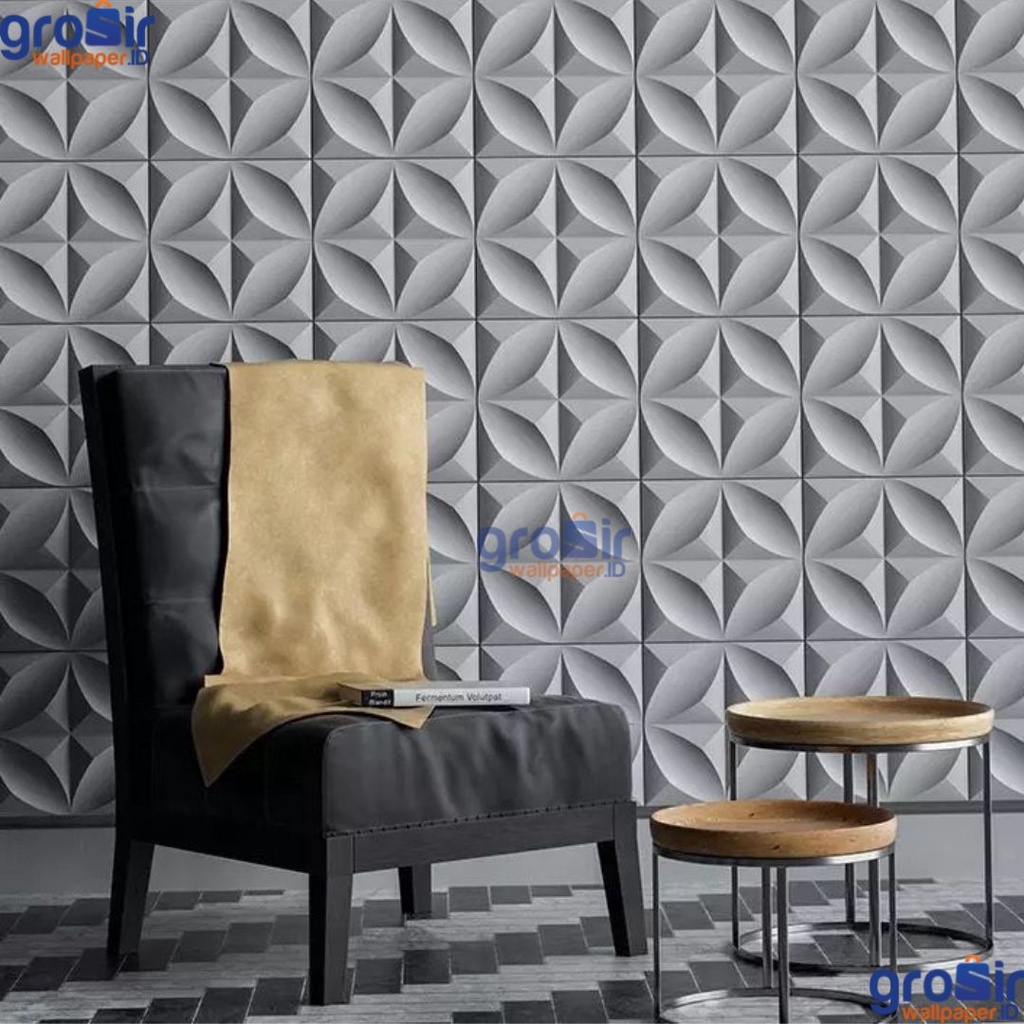 (COD) Termurah Wallpaper Dinding 3D Brick Bata Batik Foam Tebal 6MM Ukuran 70x70 Wallfoam Premium High Quality