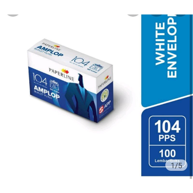 

Amplop Paperline Putih Polos 104 PPS