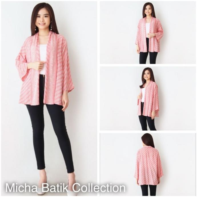 Outer batik paris: Cardigan Soft Motif
