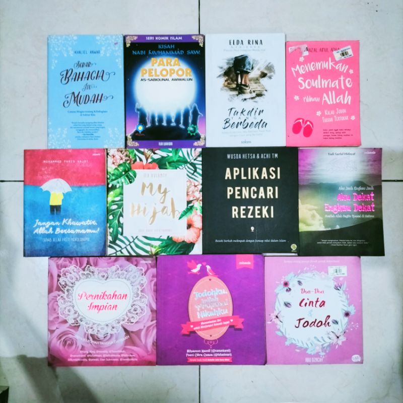 OBRAL MURAH BUKU ORIGINAL / BACAAN ISLAMI /  MOTIVASI ISLAMI / AGAMA ISLAM / NOVEL ISLAMI / SAATNYA 