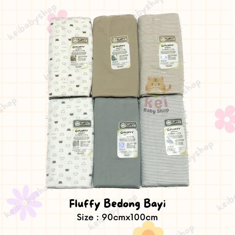 Bedong Bayi SNI Fluffy - Bedong Bayi Newborn