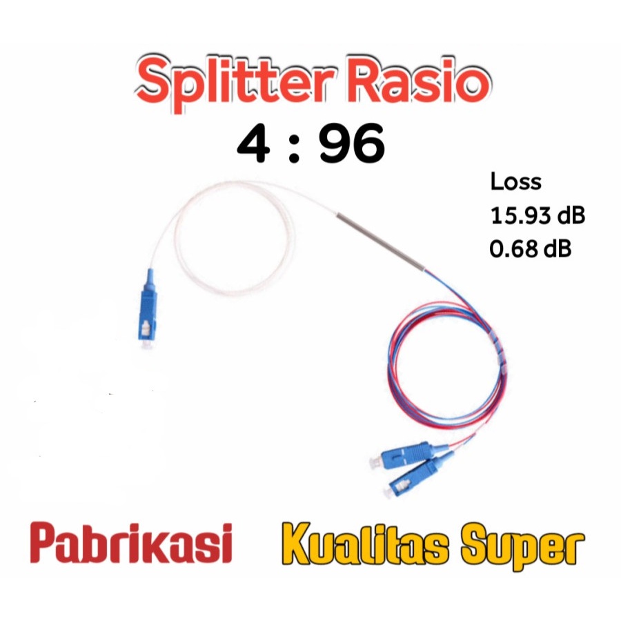 Splitter Ratio 4:96 Fiber Optic SC/UPC