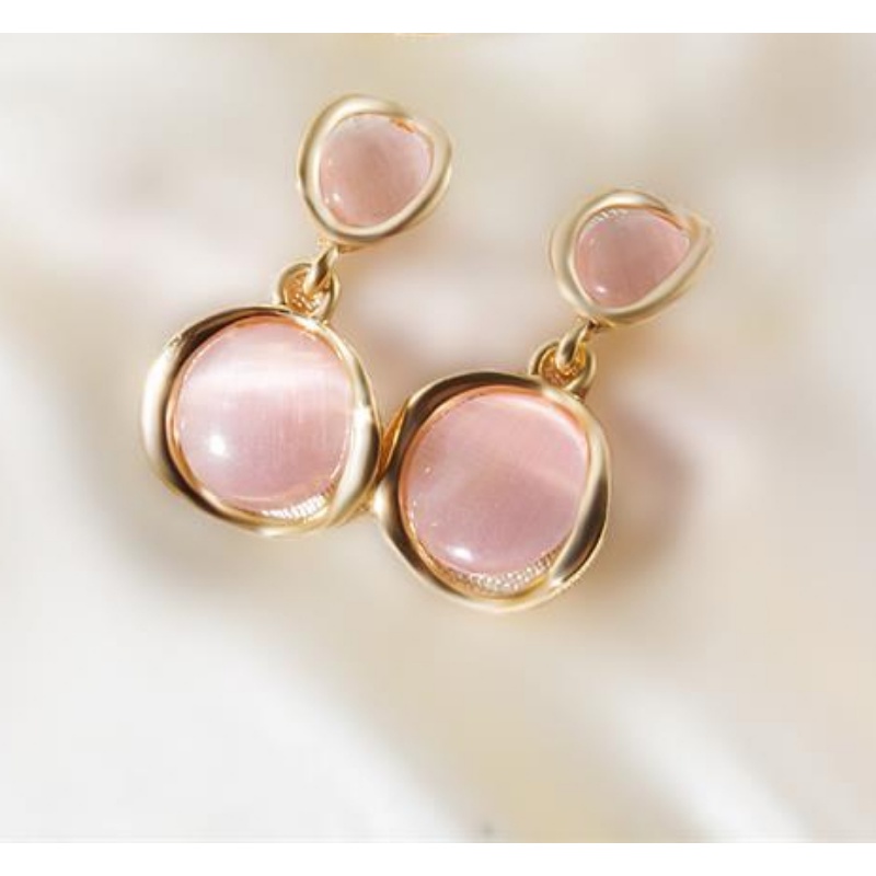 Desain Fashion Anting Opal Cinta Temperamen Berlebihan