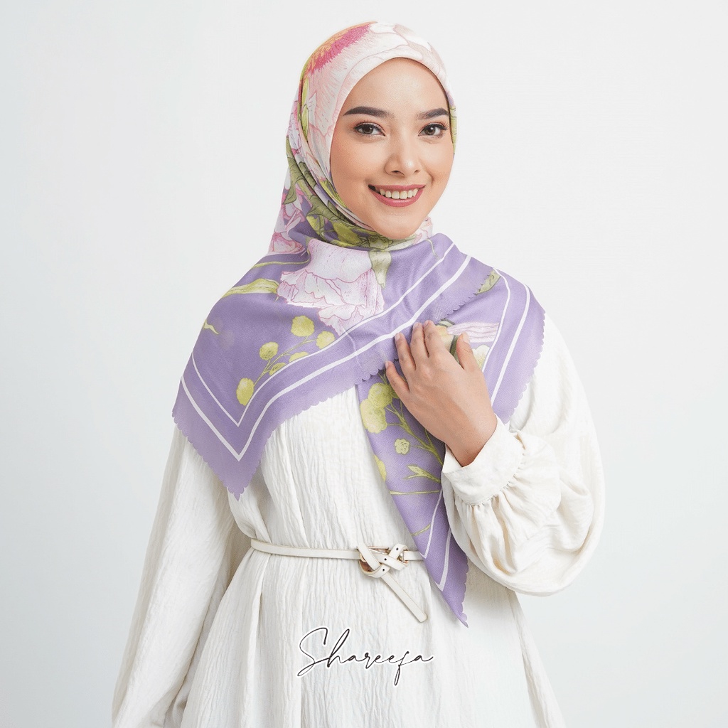 Shareefa Hijab Segi Empat NIhaya Lilac