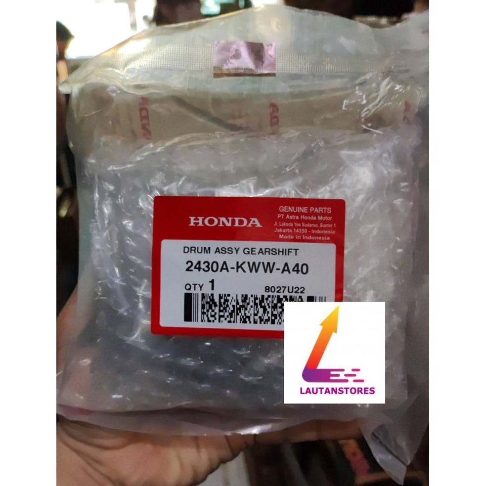 2430A-KWW-A40 Drum Assy Gear Shift Botolan Presneleng Revo 110 2009 2010