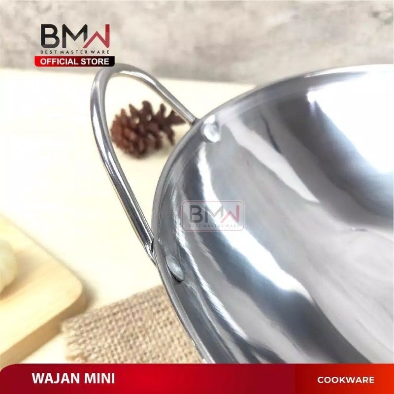 Wajan / Kuali Mini Stainless Anti Karat &amp; Anti Lengket  Kualitas Terbaik