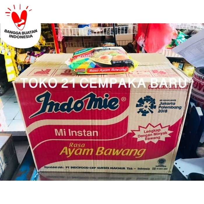 

Indomie Rasa AYAM BAWANG 1 KARTON isi 40 PCS | Mie Instan Indomi Murah
