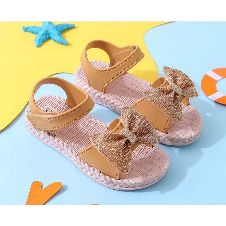 SHOEGALLERY LV0203 Sandal Anak Perempuan Bertali Motif Pita