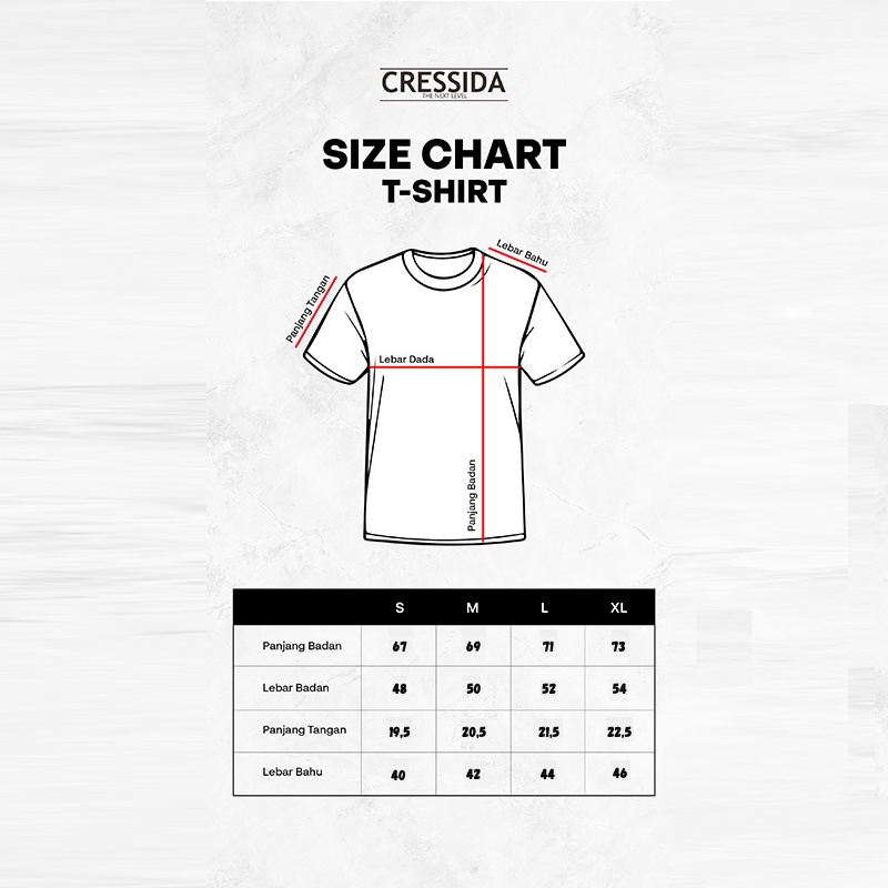 Kaos Unisex Cressida The Next Level Printed H136G - Hijau