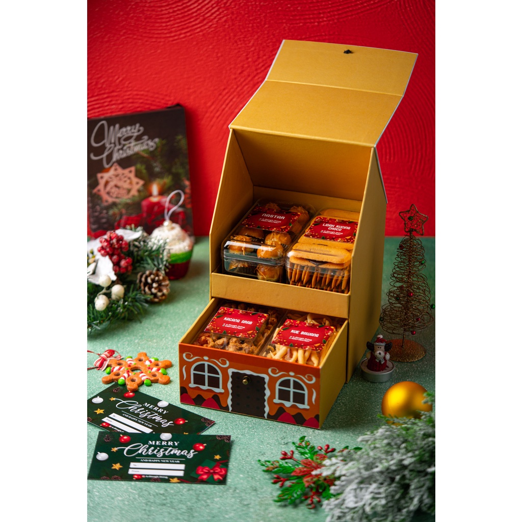 Hampers Ginger Bread House - Natal Kue Kering Medan