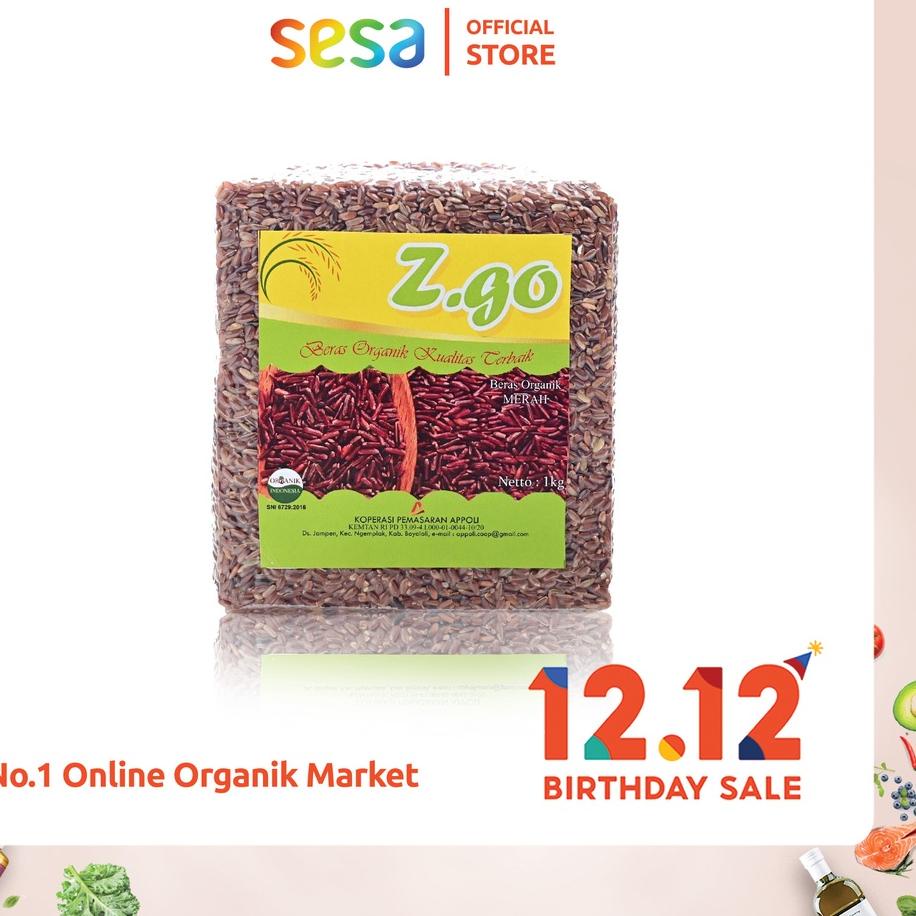 

[PRODUK JWYNV] Z Go Beras Merah Organik 1 Kg VTH