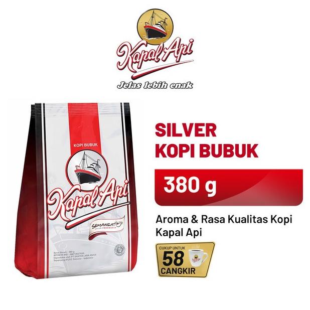 

[BISA COD] KAPAL API Special Silver 380 gr