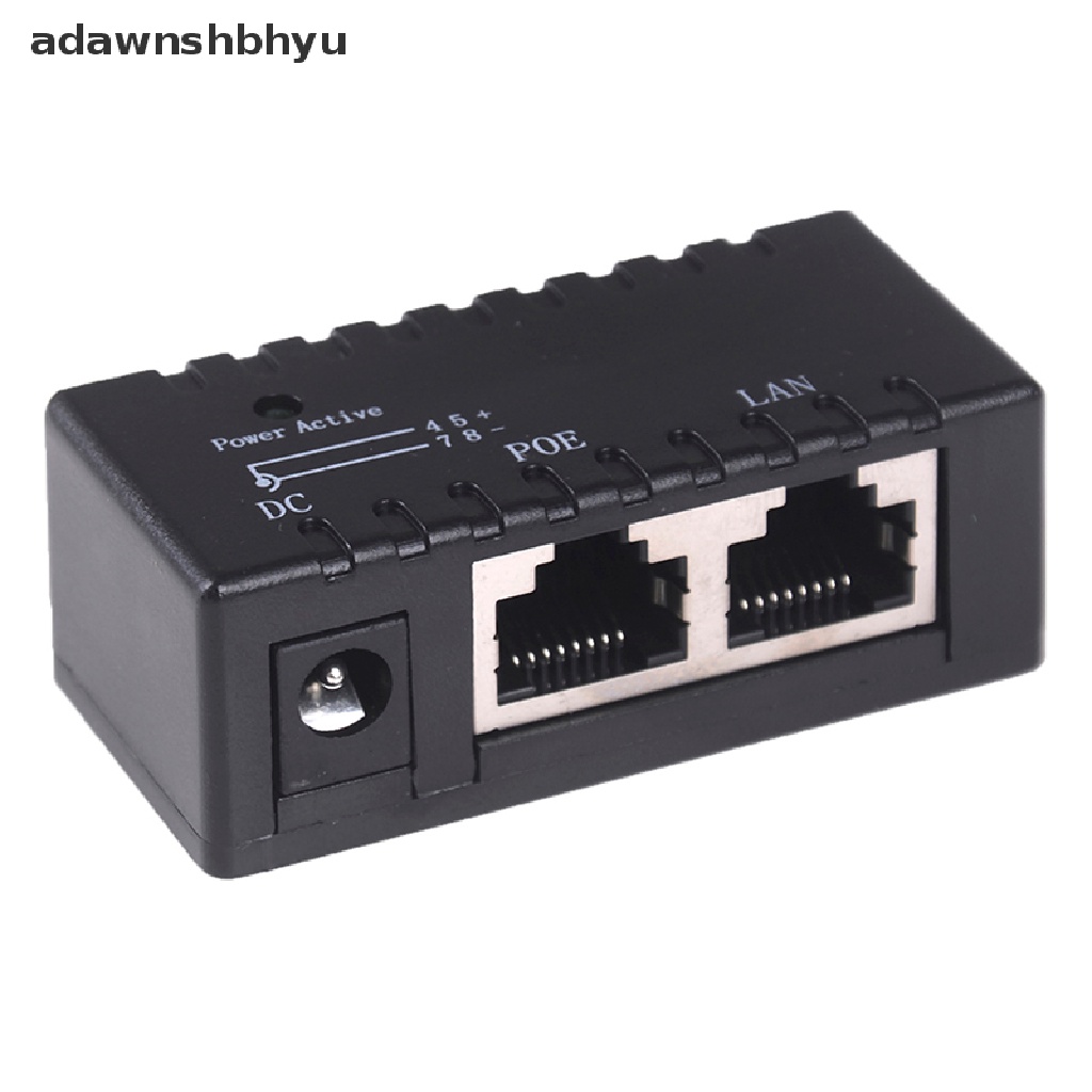 Adawnshbhyu Passive POE injector Untuk IP Camera VoIP Phone Netwrok AP device 12V - 48V ID