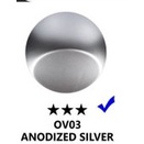 Pilok Sapporo Ultimate ANODIZED SILVER OV03 OVO3 0V03 ALUMUNIUM SILVER