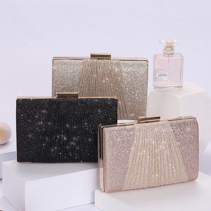TASHAPPY JT12005 Tas CLUTCH Pesta Fashion Wanita Modis Kekikinian Ada Tali Rantai Model korea supplier tas import GT1981