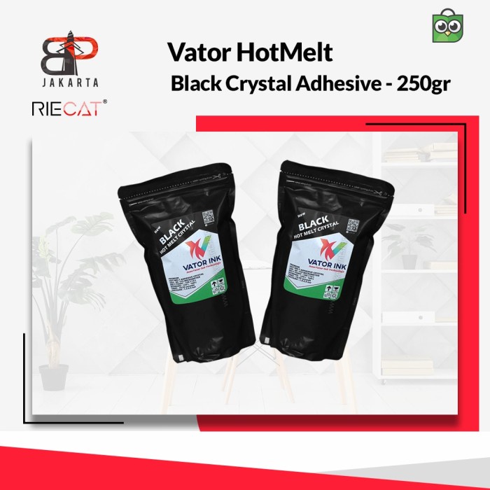

BUBUK POWDER DTF VATOR HOTMELT BLACK CRYSTAL PREMIUM POWDER - 250GR